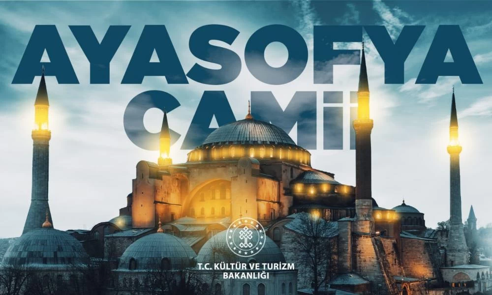 Προκλητική αφίσα με την Αγία Σοφία ως τζαμί από το τουρκικό υπουργείο πολιτισμού